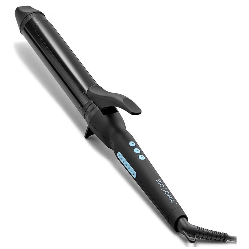 Bio Ionic Black Curling Iron long barrel